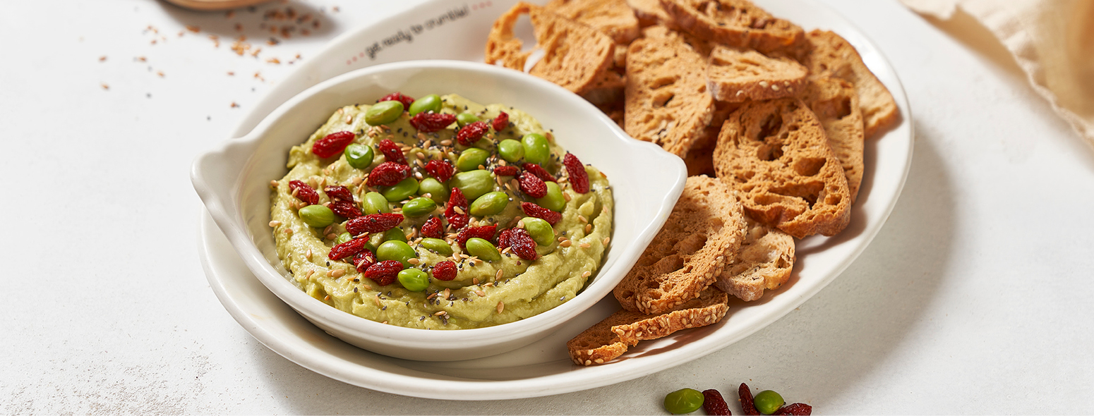 AVOCADO EDAMAME DIP